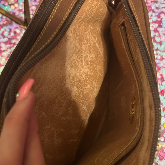 Vintage Brown Gucci Plus Crossbody Bag - Picture 6 of 11